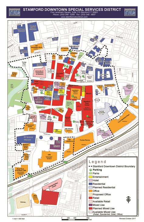 stamford town center map.